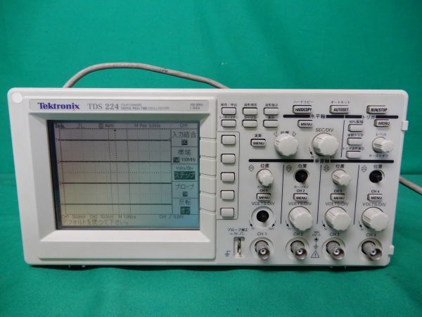 TEKTRONIX TDS224 100MHz OSCILLOSCOPE オシロスコープ テクトロニクス(その他)｜売買されたオークション情報 ...