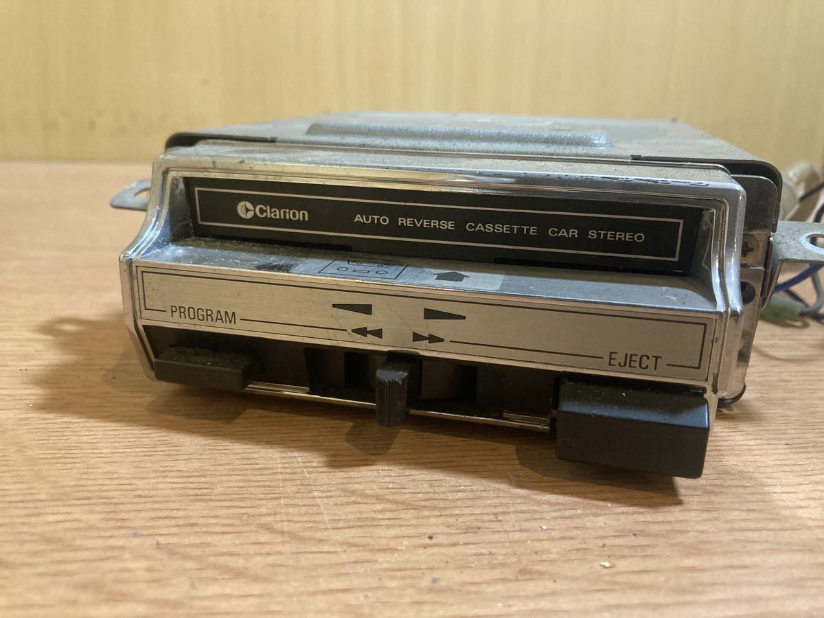 レア クラリオン Clarion カセットデッキ FMラジオ 昭和