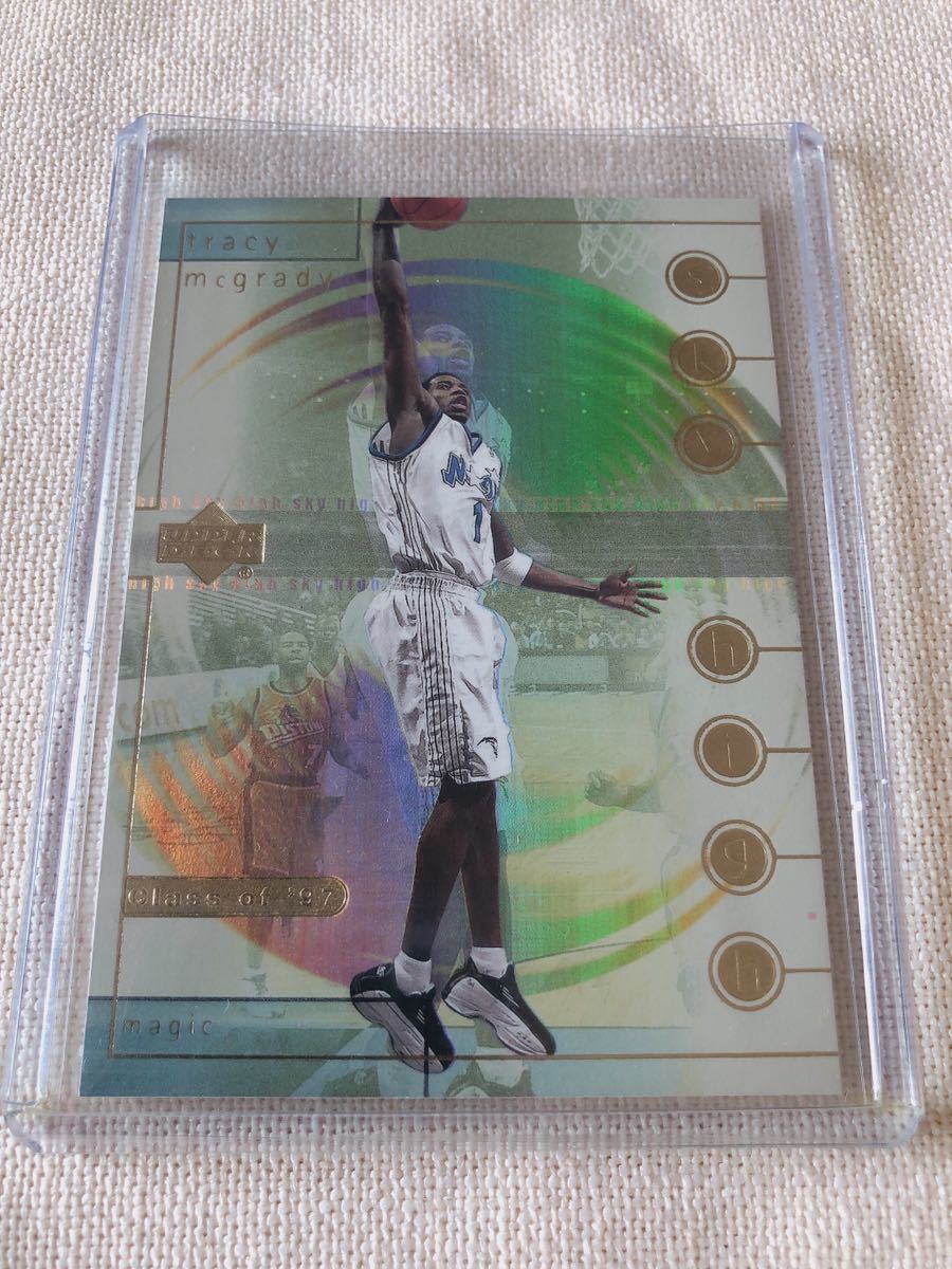 〈人気選手!!/レアインサート!!〉Tracy McGrady/2001-02 Upper Deck Sky High SH4!!/人気選手のレアインサートカード!!_1