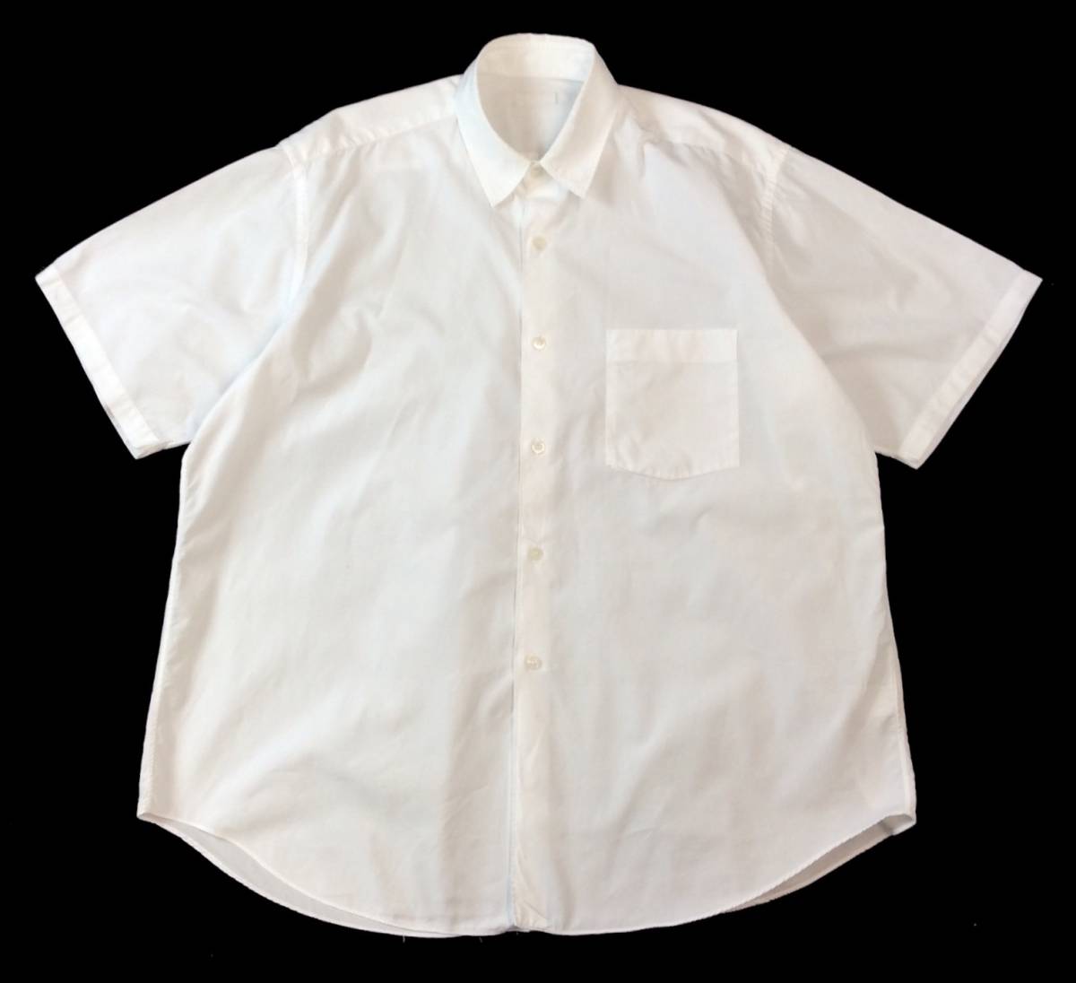 COMME des GARCONS HOMME コムデギャルソンオム 半袖シャツ 白 ホワイト 送料250円 (ma)
