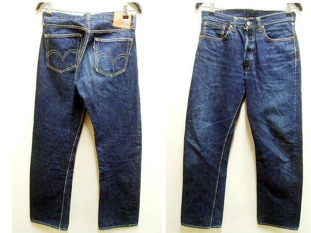 ◇即決[W31]鬼ヒゲ 旧Bootleggers 601XX カモメステッチ 赤タブ ビンテージ復刻 レプリカ デニム ブートレガーズ パンツ■6462