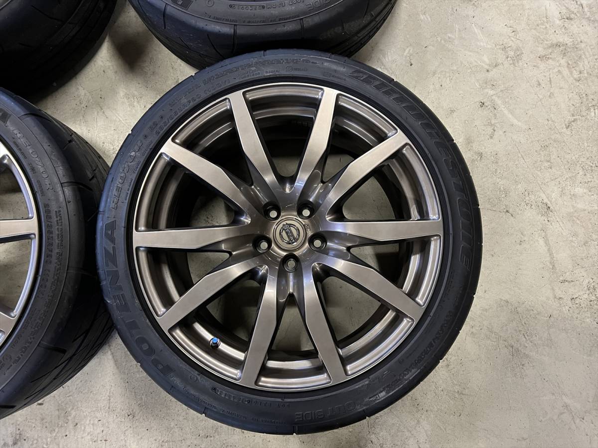 ☆希少/ブロンズカラー/日産/R35 GT-R/中期/純正/20インチ/RAYS製 鍛造 