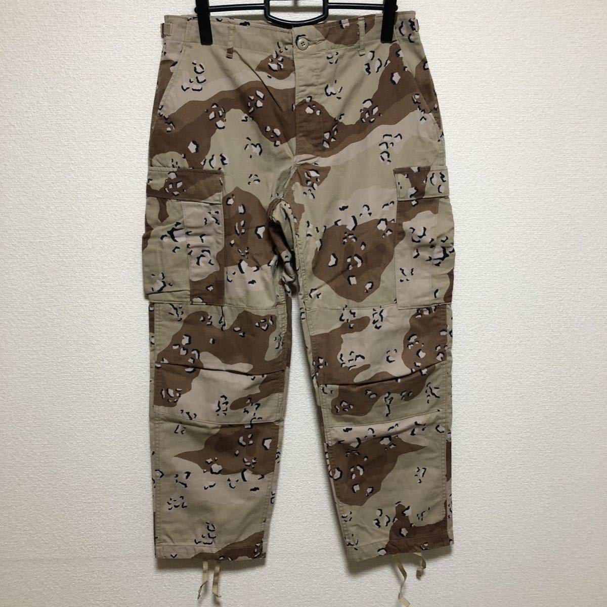 M-SHORT 6c Desert Camo Trousers DLA100-83-C-0692 BDU デザートカモ チョコチップ カーゴパンツ　TRU-SPEC　the apartment　stabridge