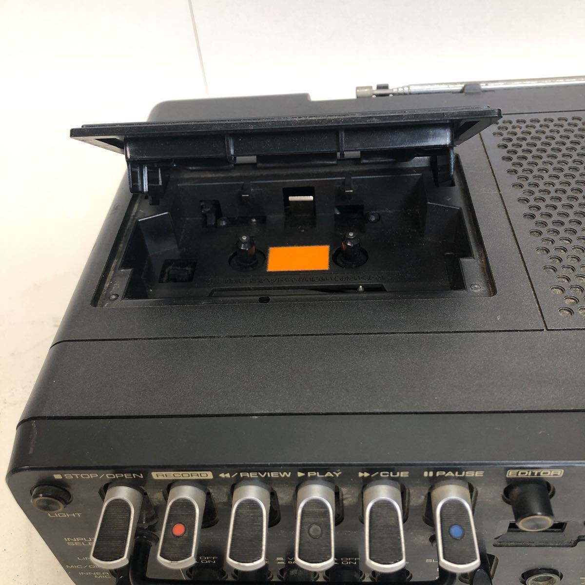 Z676 TOSHIBA 東芝 ステレオラジカセカセットデッキ RT-8400S レトロ