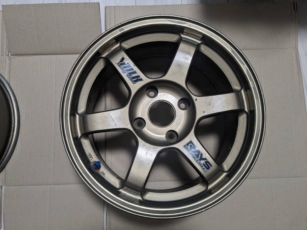 レイズ | 16インチ 4穴 PCD114.3 ±0 8J TE37V③