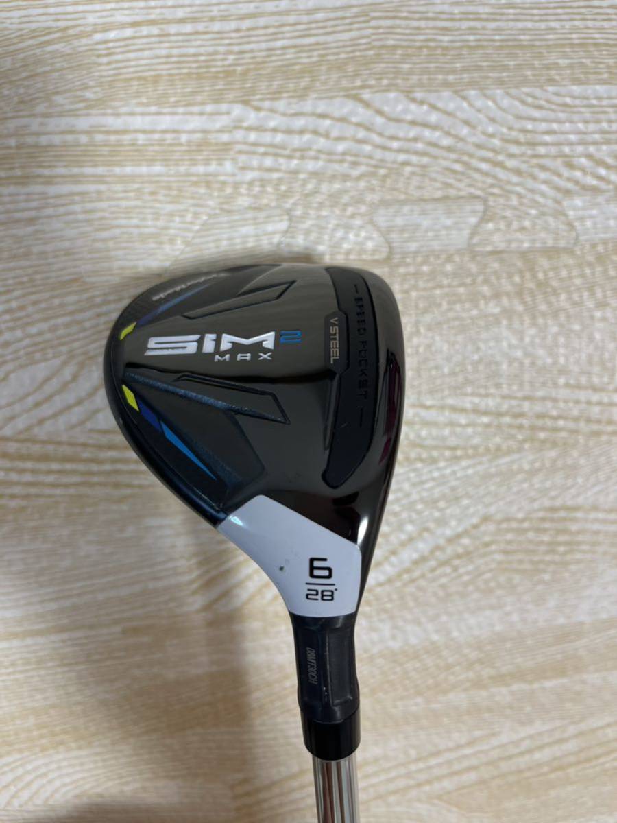 TaylorMade SIM2 MAX ユーティリティ 6u 28° TaylorMade SIM MAX
