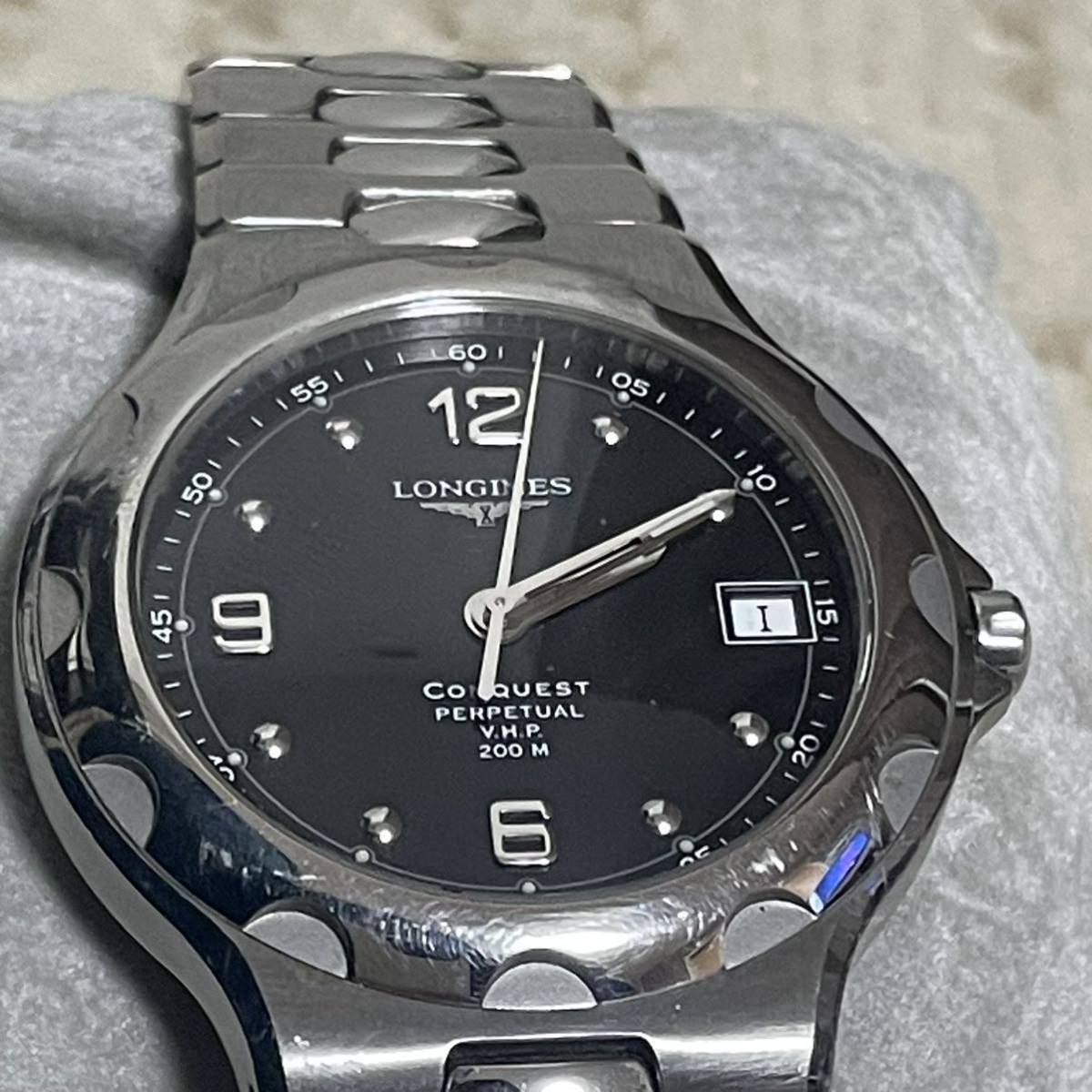 ジャンク LONGINES CONQUEST PERPETUAL V.H.P. 200M ロンジン コン 