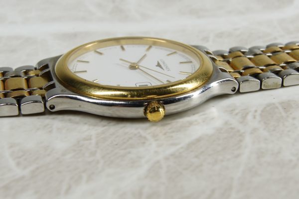 ロンジン フラッグシップ LONGINES コンビ 手巻き L4.899.4 【1円