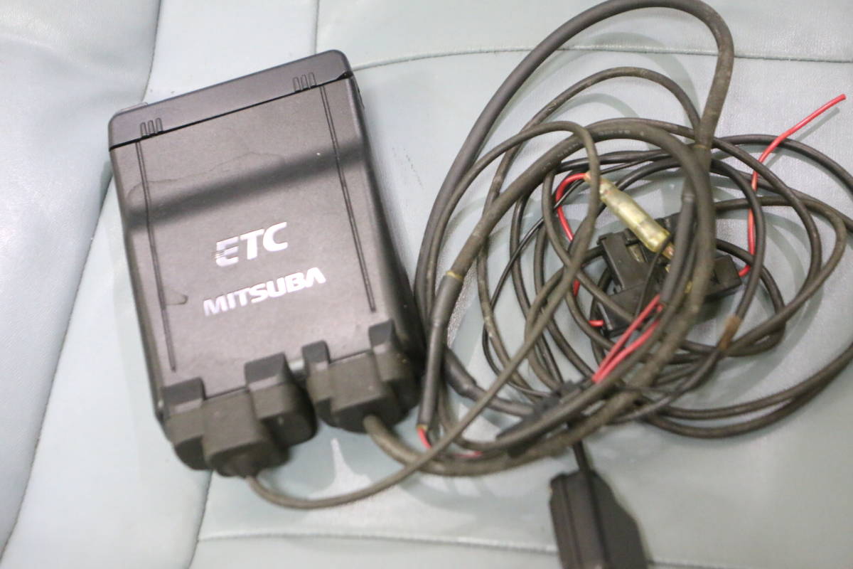 ○中古品○バイク用アンテナ分離型ETC MSC-BE51○通電/カード認識動作