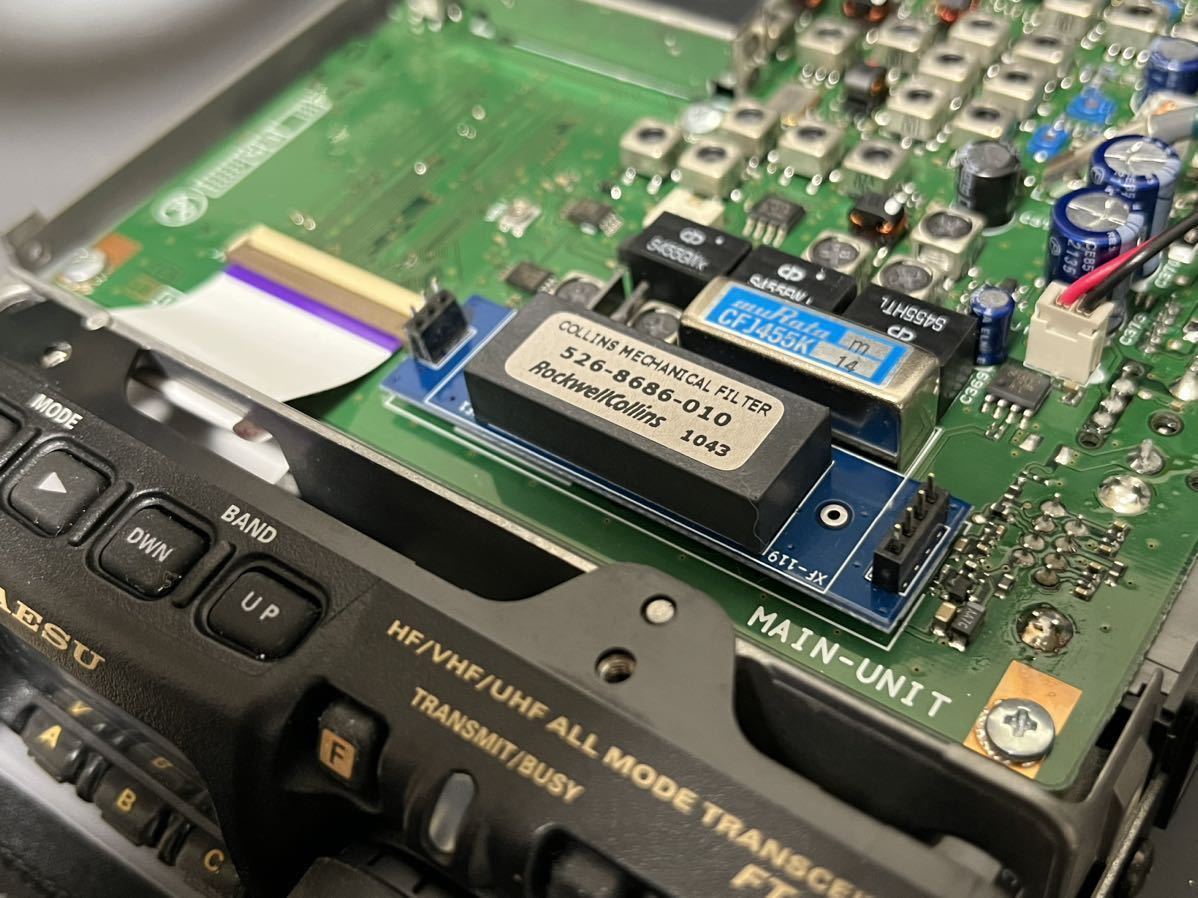 限定！送料無料！YAESU YF-122C YF122C完全互換 CW 500Hz コリンズ