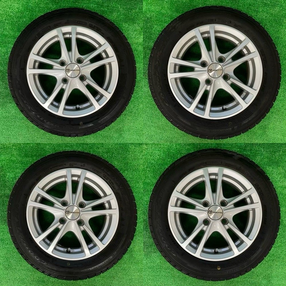 3507】エヴリィワゴン DA64W VENDETTA 155/65R13スタッドレスタイヤ