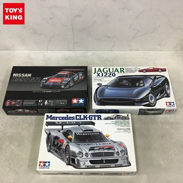 1円〜 タミヤ 1/24 メルセデス CLK-GTR、ニッサン R390GT1 等
