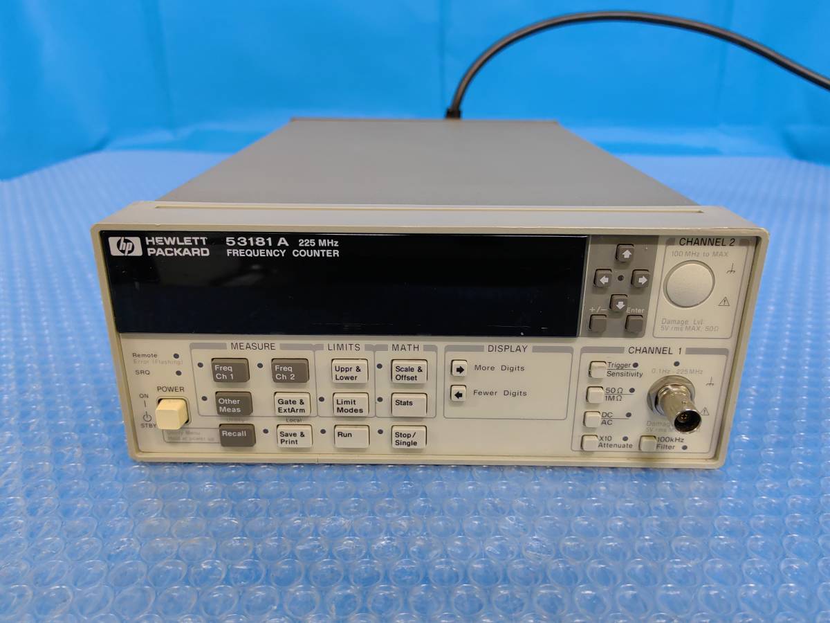 [CK13270] HP 53181A 225MHz Frequency Counter 現状渡し
