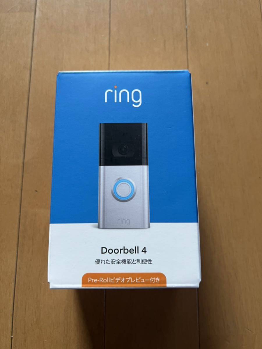 【新品未開封】Ring Video Doorbell 4 リングベルトドアベル