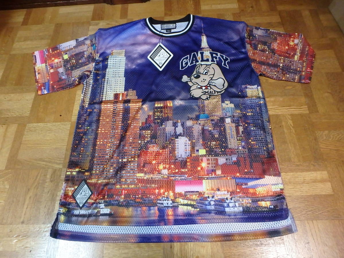 ☆GALFY ガルフィー〓半袖 世界のTシャツ〓XL 新品 メッシュTシャツ 