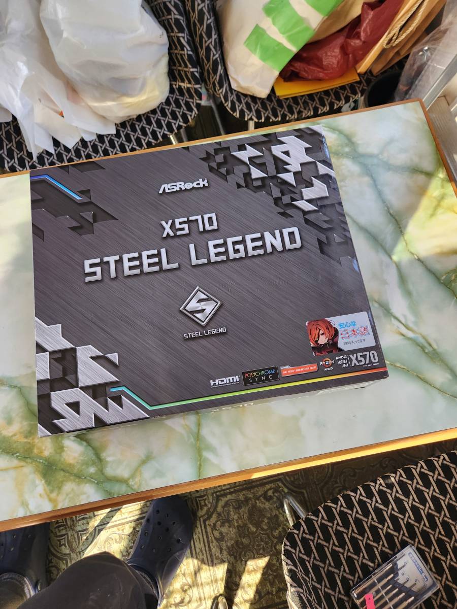 ☆ジャンク☆ ASRock X570 Steel Legend (X570 AM4 ATX DDR4) X570