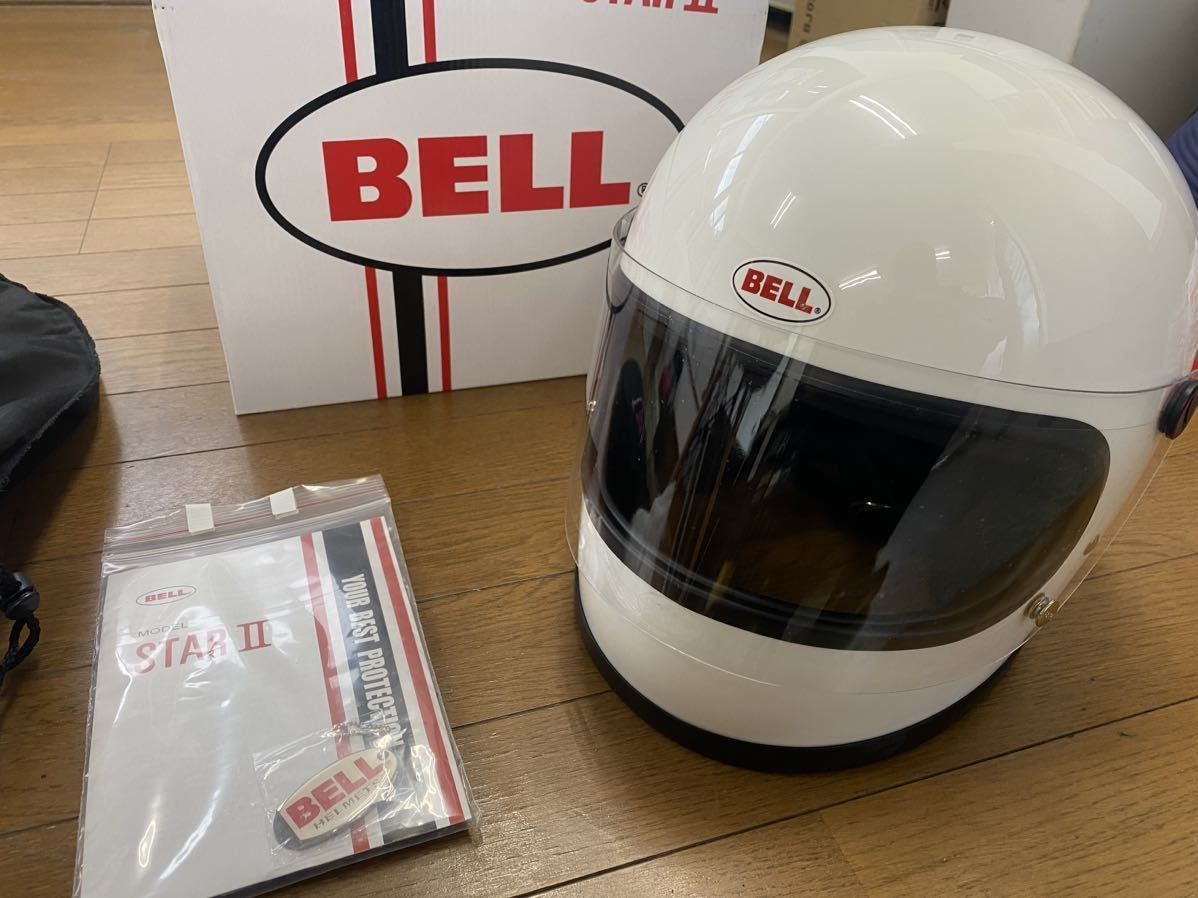 BELL STAR II Lサイズ 未使用品 ホワイト ヘルメット 復刻 BELL STAR2