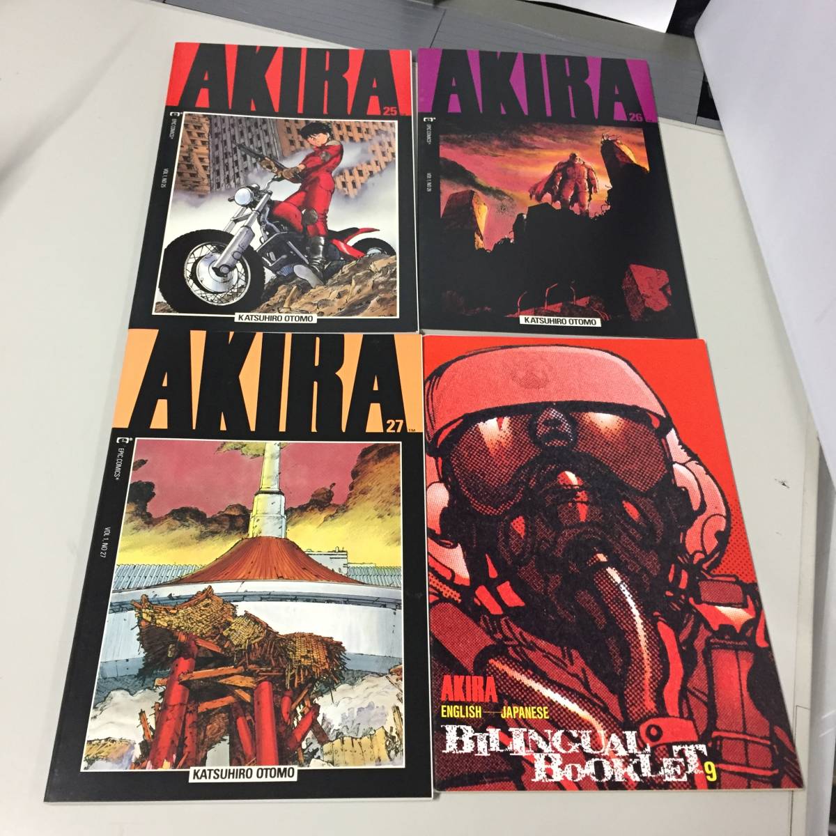 □国際版 AKIRA 9 4冊1セット ケース付 1991年発行初版本 講談社 大友