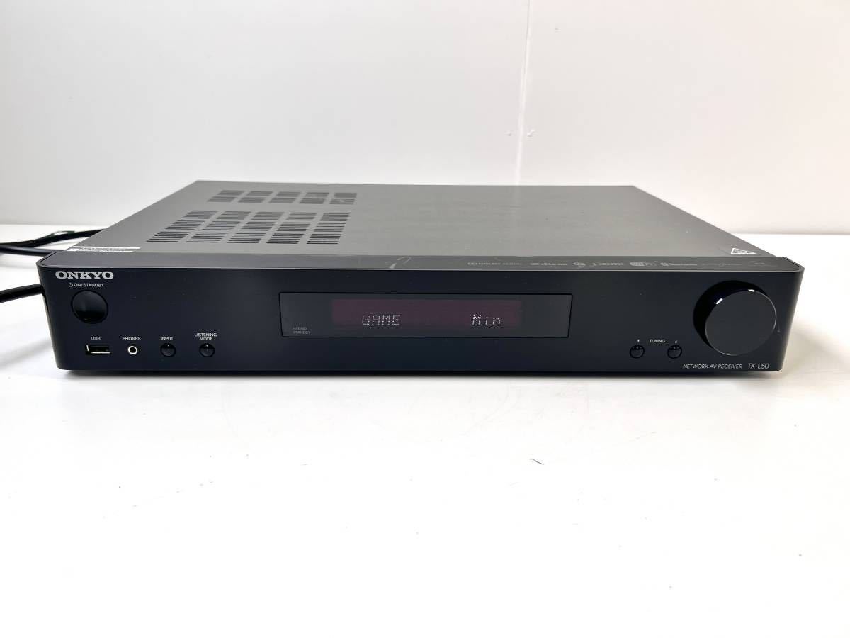 ONKYO オンキヨー TX-L50 ネットワークAVレシーバー 音響機器 リモコン