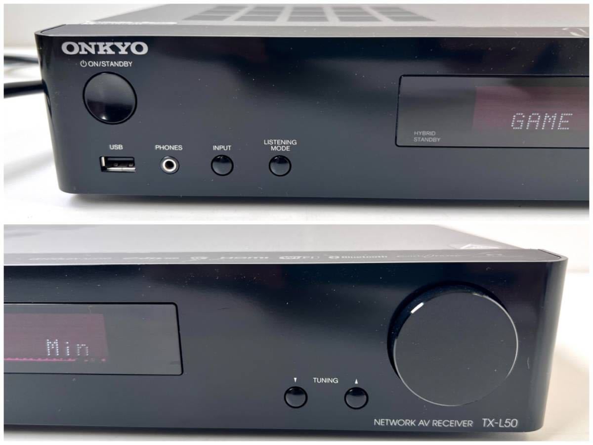 ONKYO オンキヨー TX-L50 ネットワークAVレシーバー 音響機器 リモコン