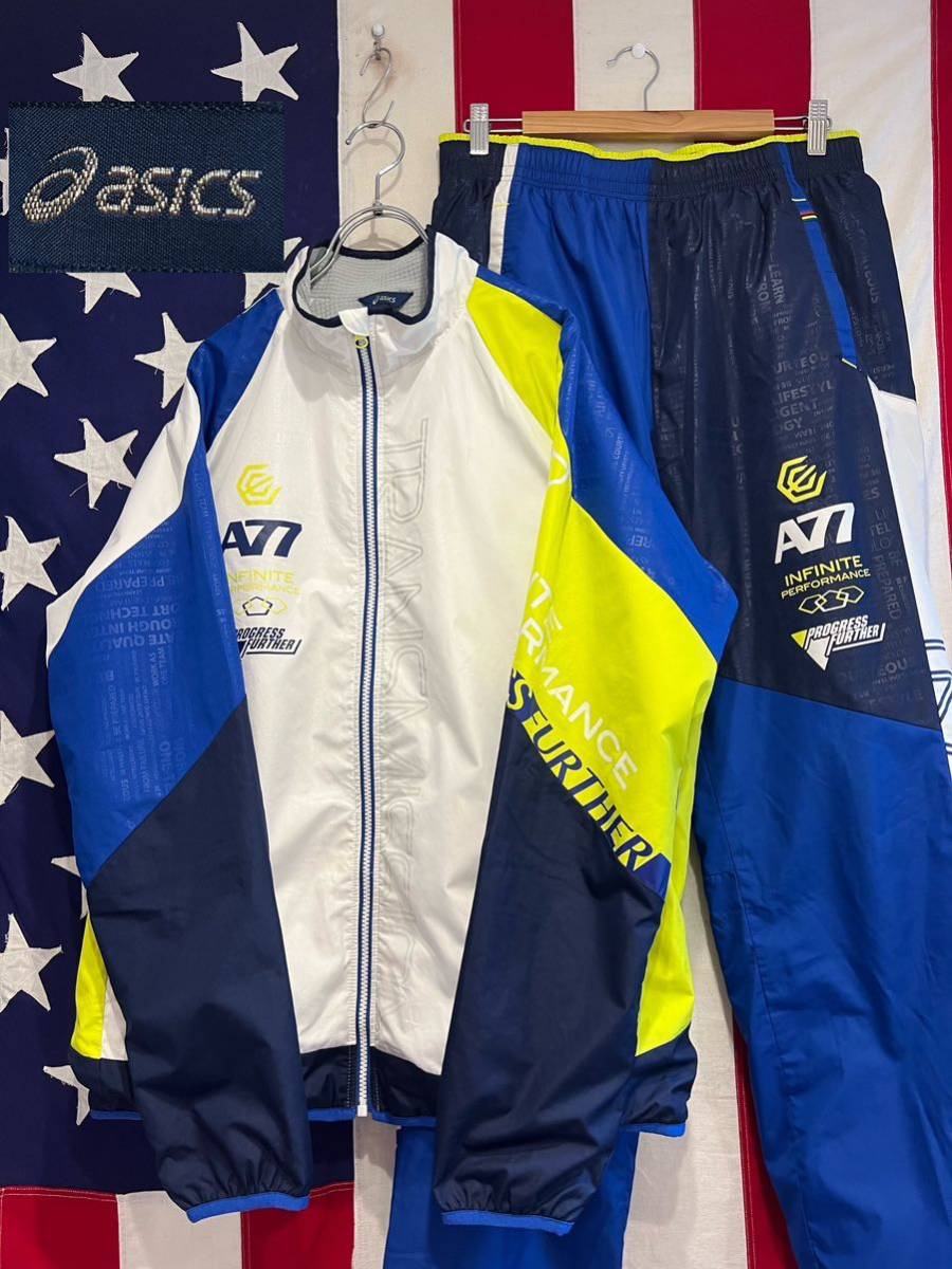 ☆ asics アシックス ウインドブレーカー セットアップ 上下セット