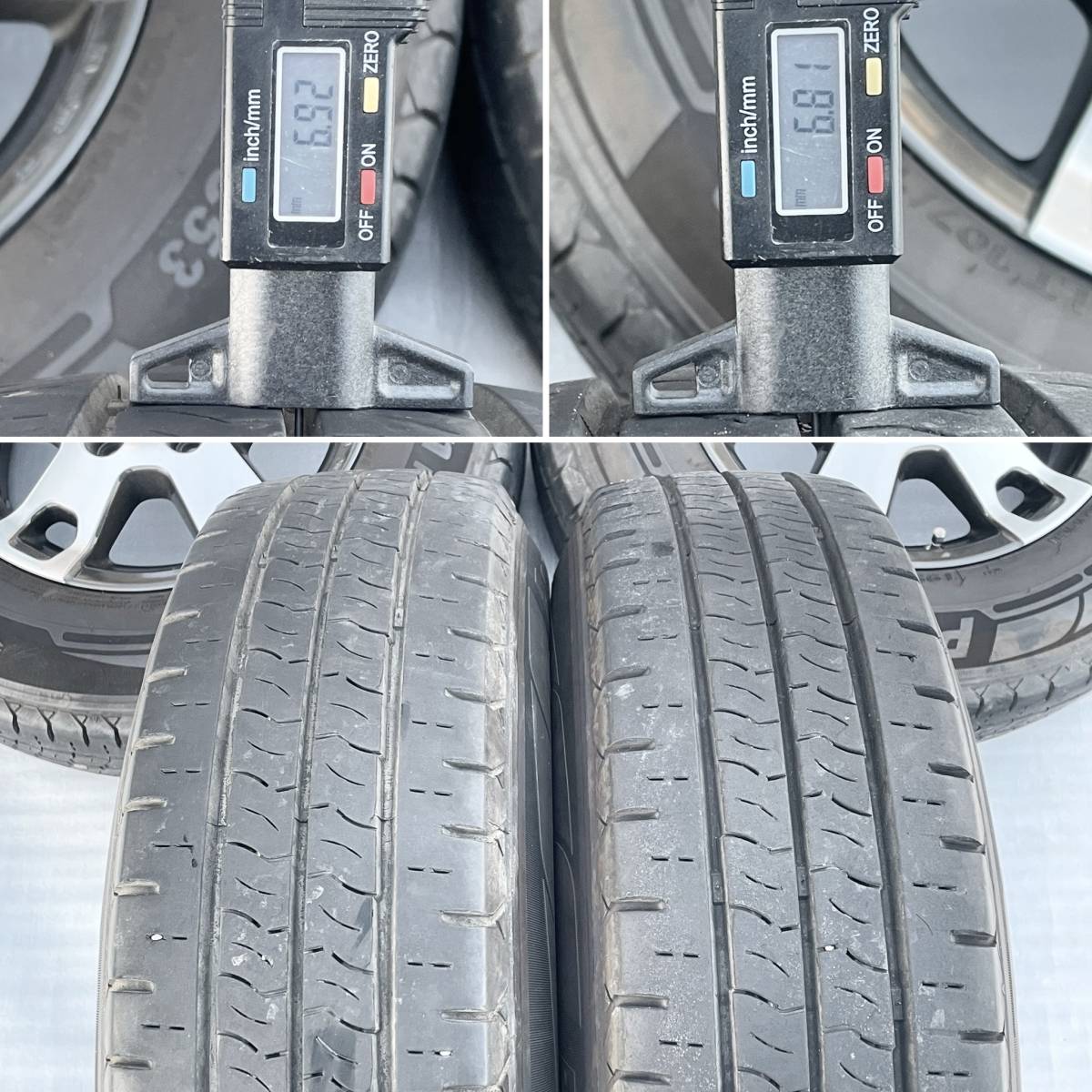 ☆送料込☆4本 TRD TF7A RAYS タイヤ ホイール 15インチ×6J 6穴 139.7 