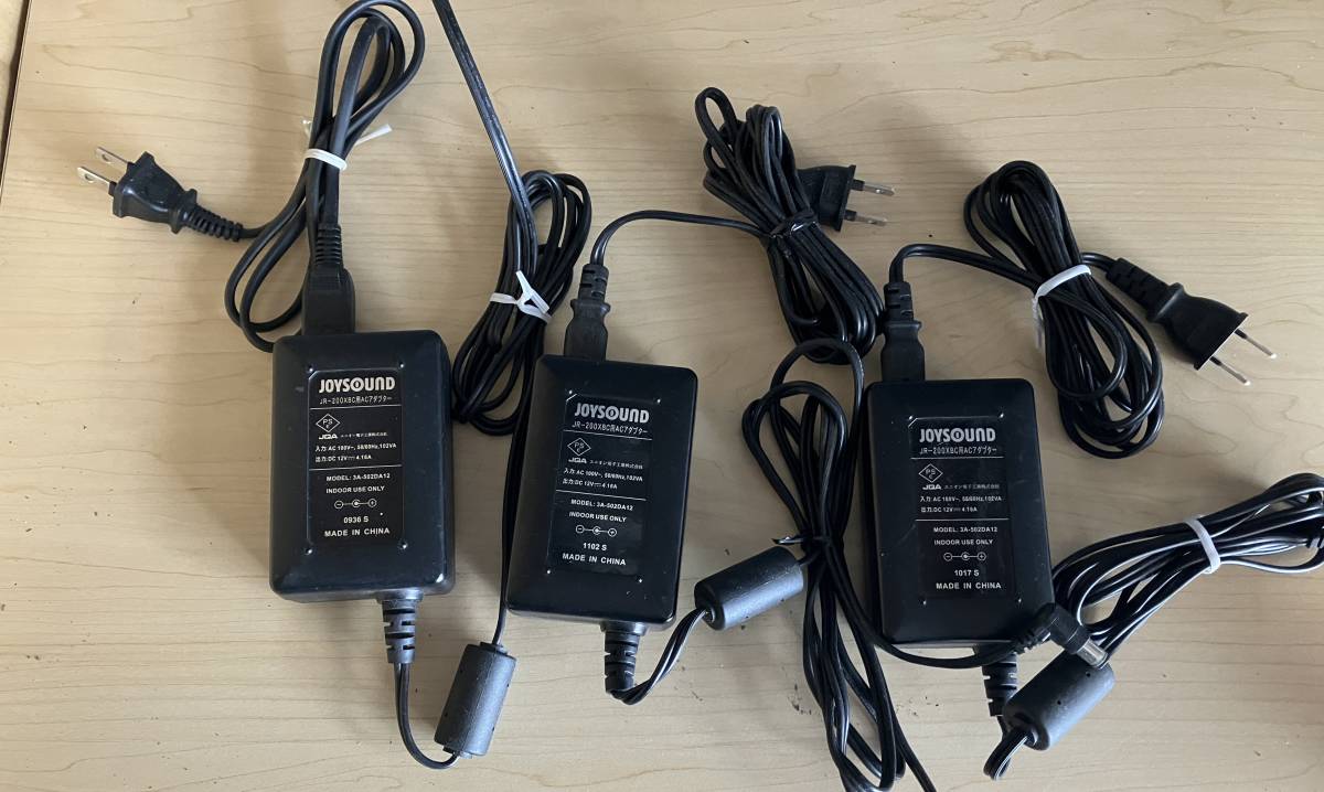 JOYSOUND マイク用アクセサリー 電源アダプター付き ① 楽器・機材