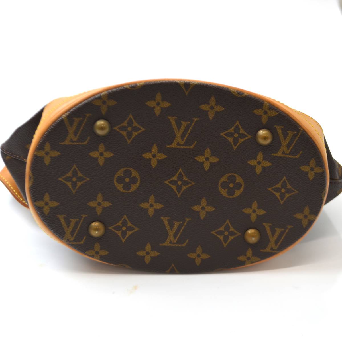 □ルイヴィトン☆モノグラム 旧バケットPM ベタ無し□□ ☆中古品 LOUIS