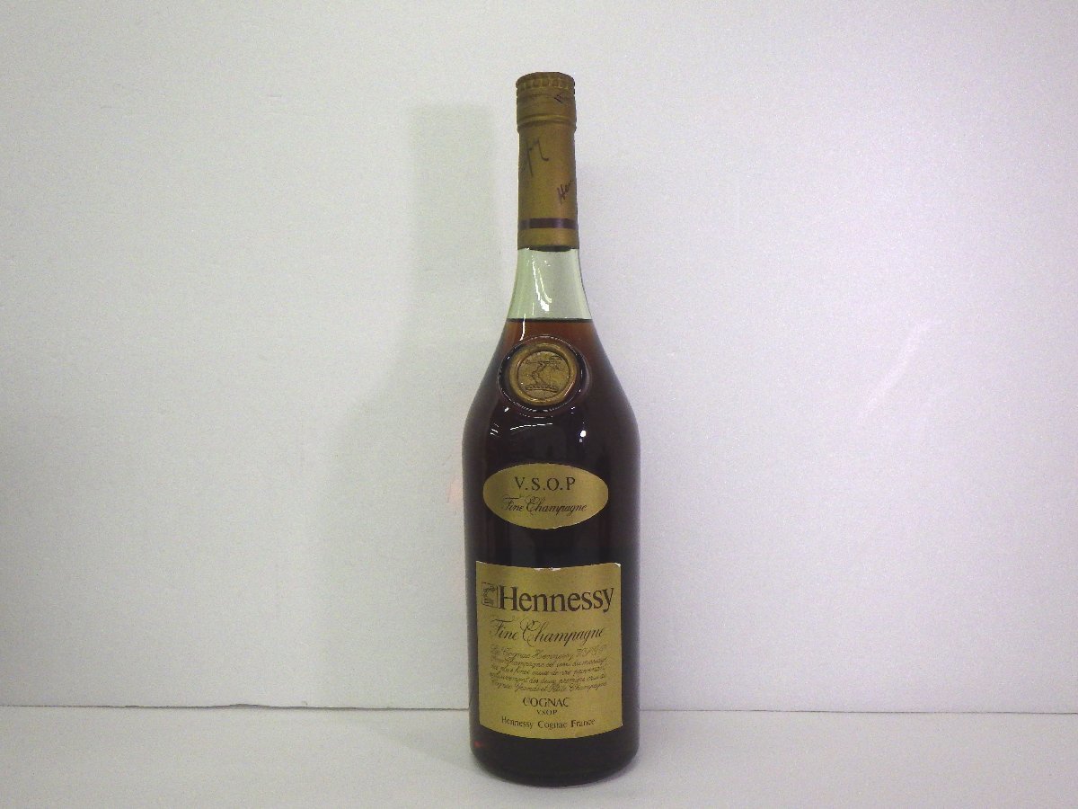 ヘネシー 古酒 未開栓 観賞用 古酒 未開栓 HENNESSY ヘネシー VSOP ゴールドラベル 金キャップ
