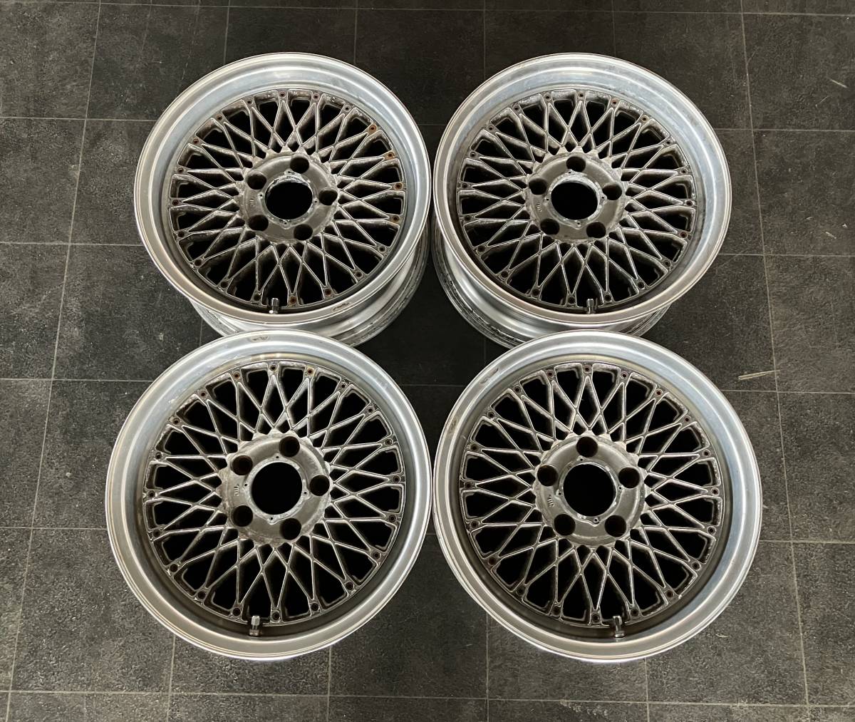 希少! 旧車 SSR スピードスター メッシュ 3ピース アルミ 希少! 旧車 SSR スピードスター メッシュ 3ピース アルミ
