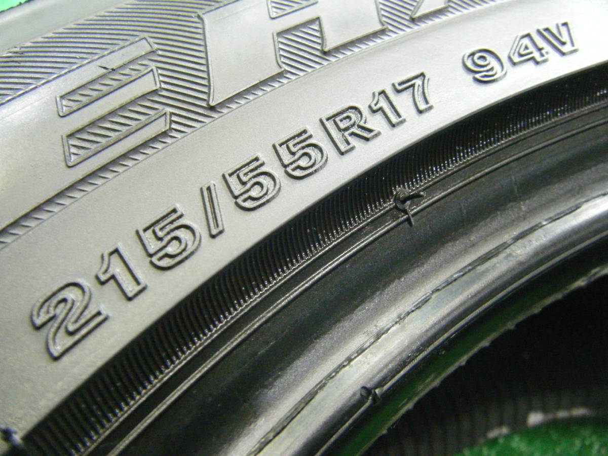 ◆Firestone FIREHAWK WIDE OVAL◆9分山 タイヤ 215/55R17【2本】バリ溝★ゴムok★激安★交換★ファイアストン★215-55-17 94V★画像多数up