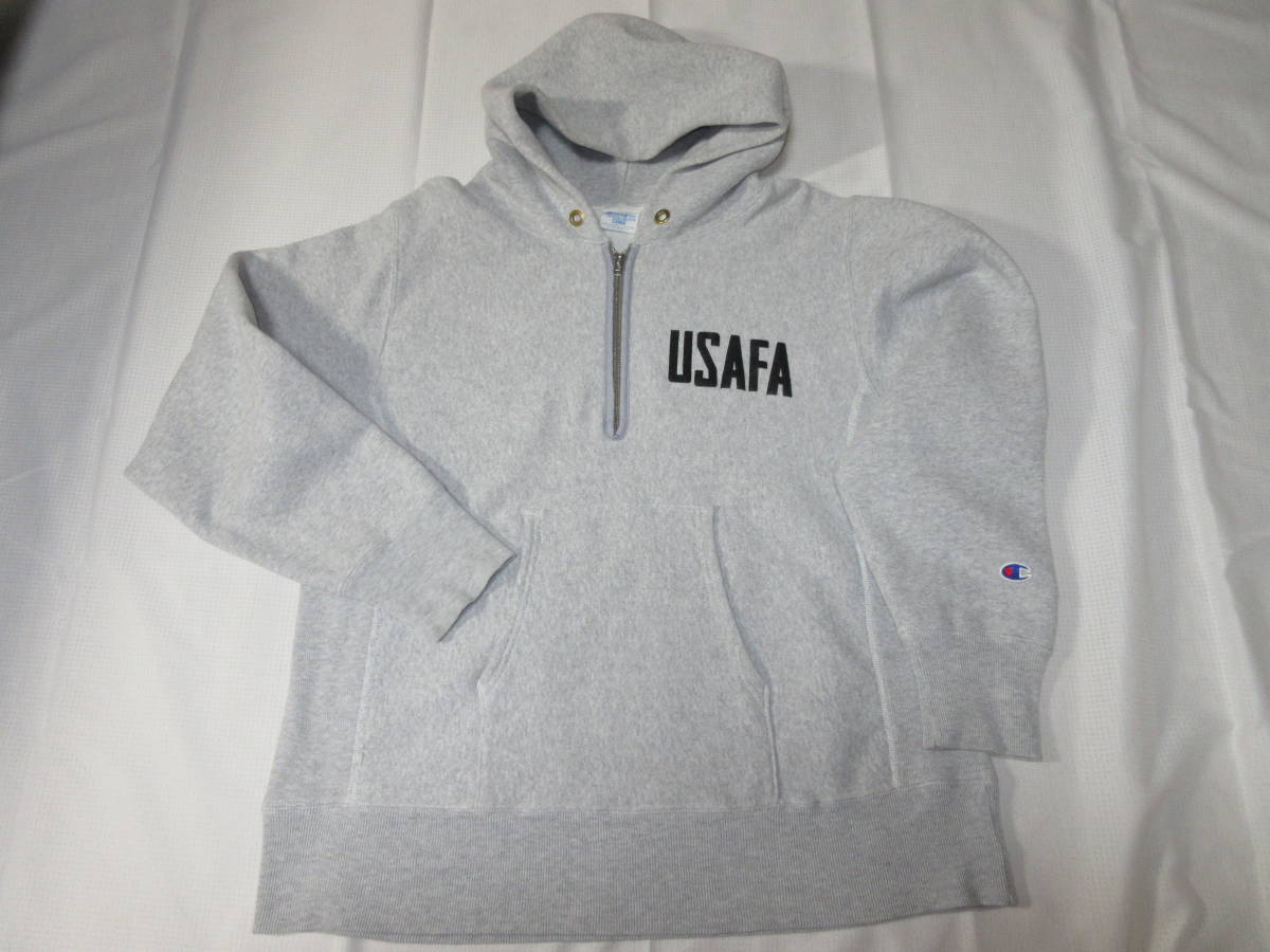 通販 Usafa チャンピオン チャンピオン ハーフジップパーカー USA製 90