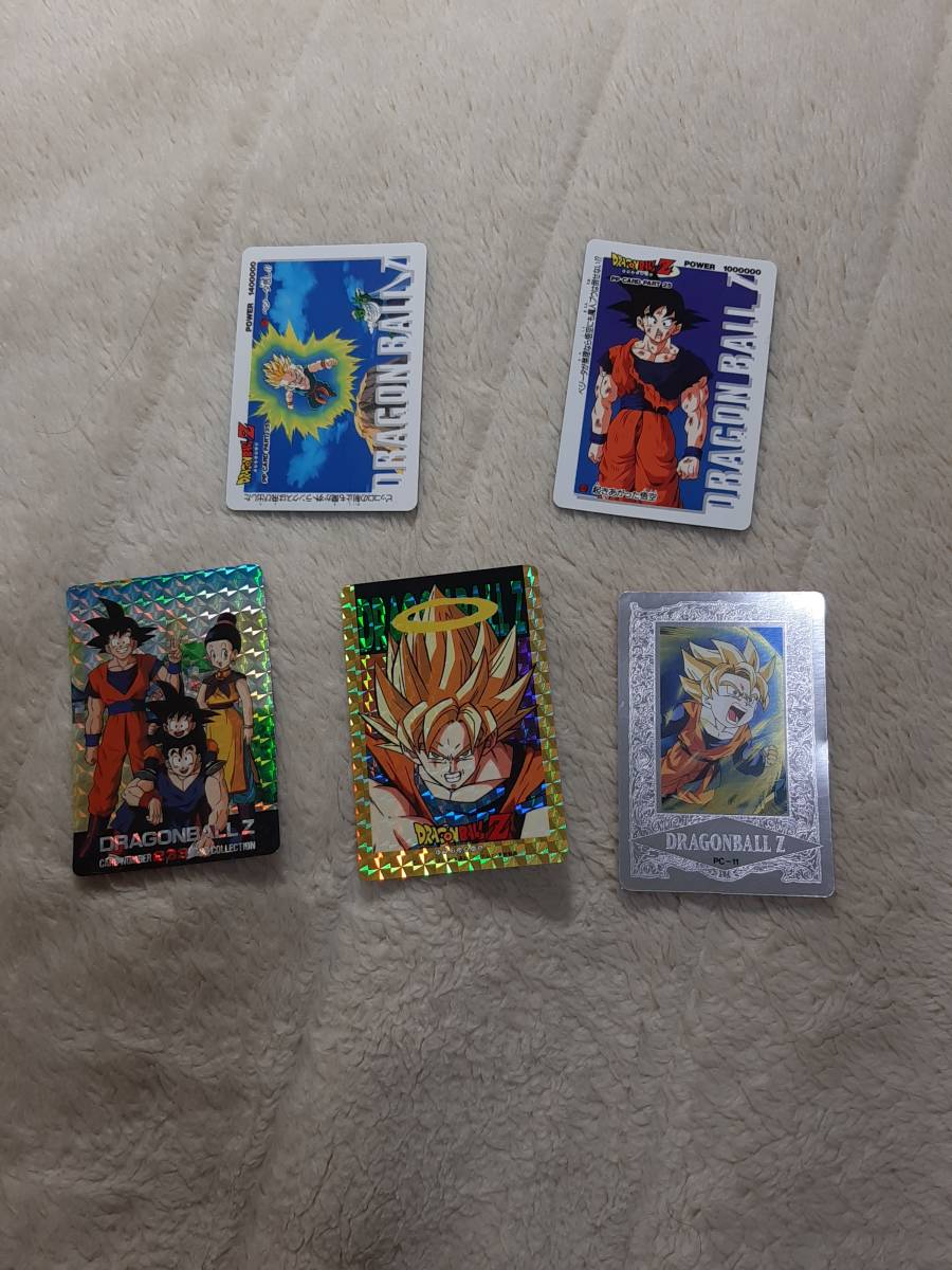 Vintage ドラゴンボールZ キラカード5枚+20 アマダ Vintage