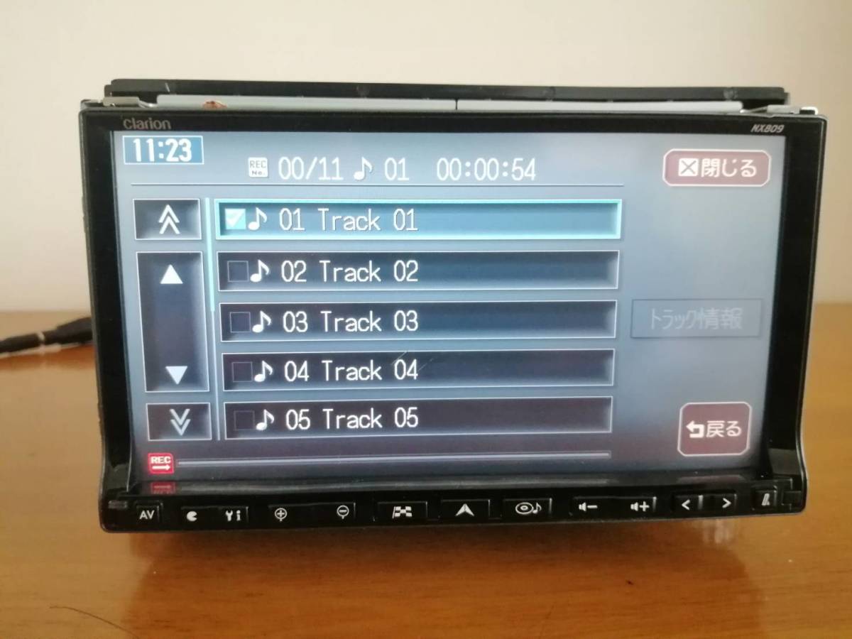 NX809 Clarion⁄クラリオン クラリオン NX809⁄CD⁄DVD⁄SD⁄ブルートゥース