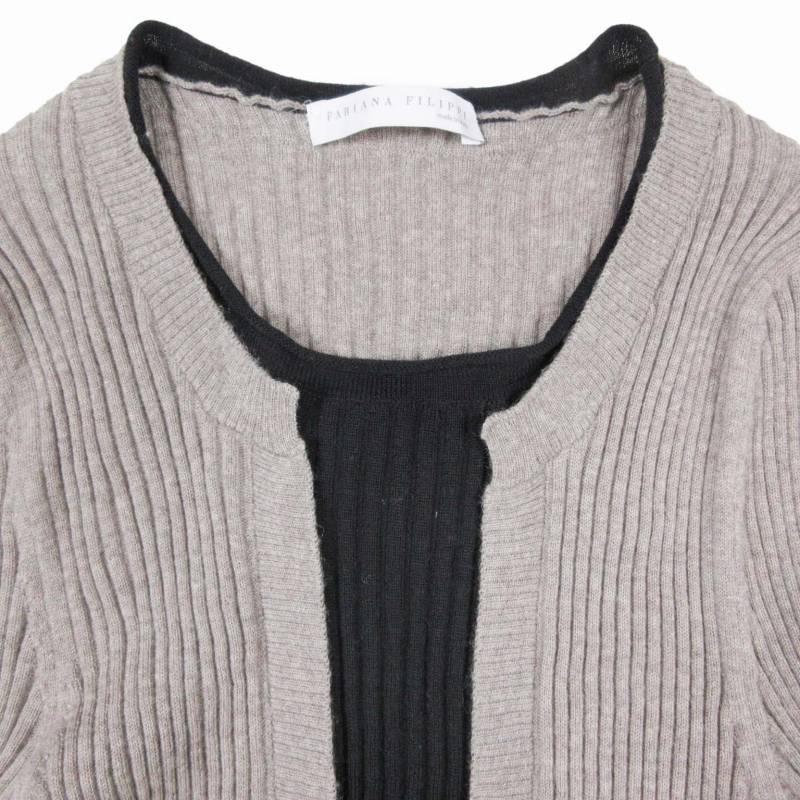 品 ファビアナフィリッピ FABIANA FILIPPI リブ ニット ワンピース 