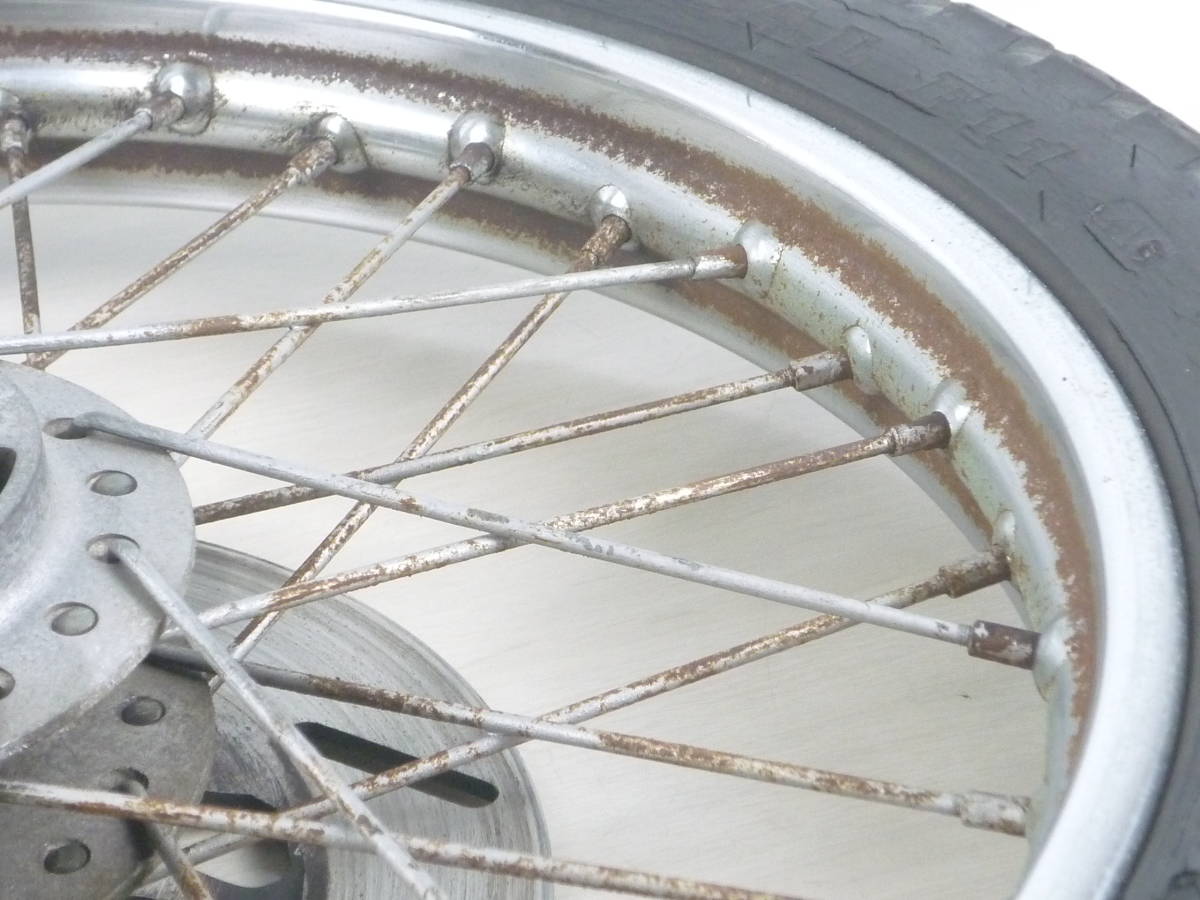 ビラーゴ250 XV250 3DM フロントホイール 18×1.60/ブレーキディスク ビラーゴ250 XV250 3DM フロントホイール 18×1.60/ブレーキディスク