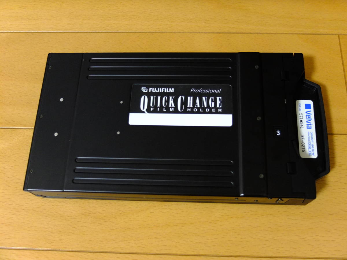 ジャンク FUJIFILM QUICK CHANGER FILM HOLDER velvia 50 QUICK CHANGE