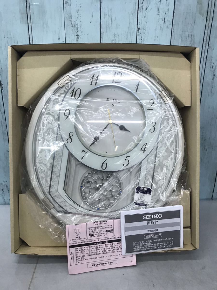 SEIKO 掛時計 音楽機能付き SEIKO 音楽機能付きオーバル掛時計 約39cm