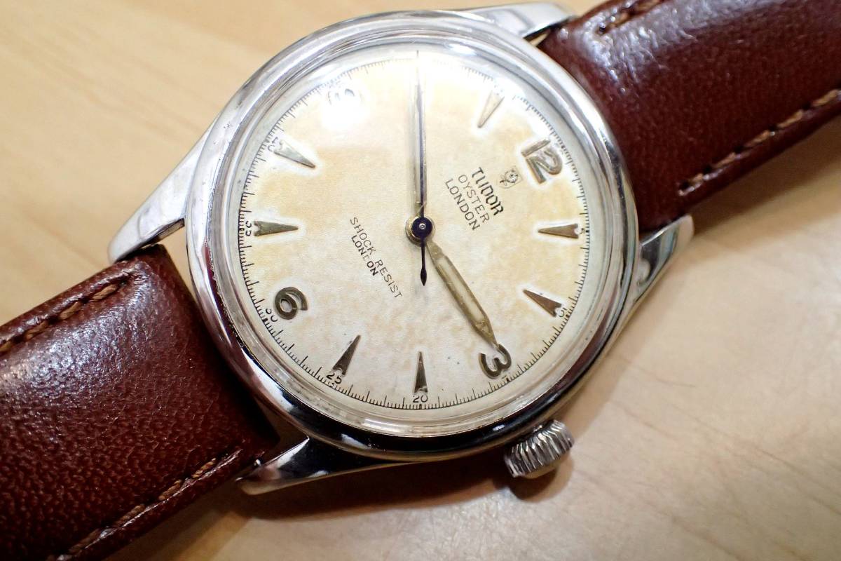激レア/1950年代 ◇TUDOR/チュードル OYSTER 盾バラ/LONDON◇ Cal.59 