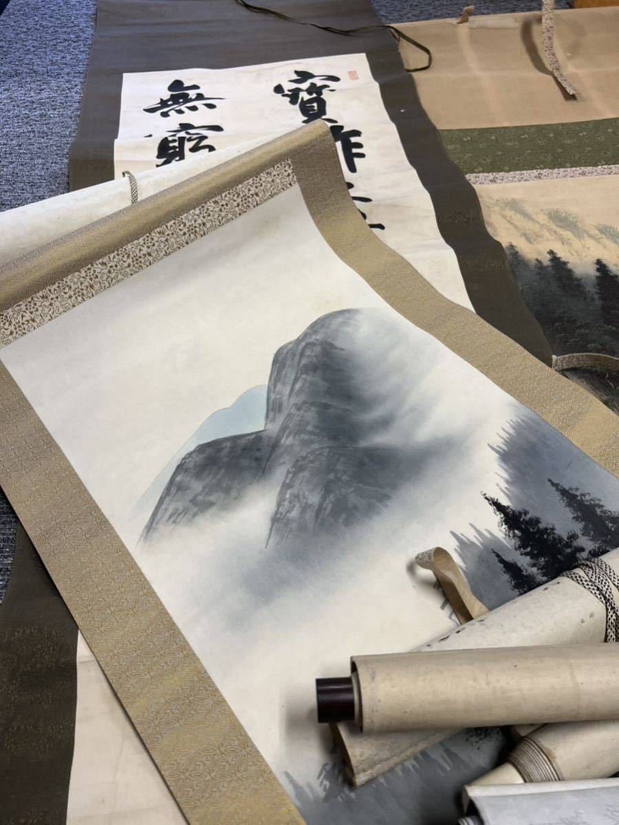 掛け軸13本まとめ 自宅保管 掛け軸13本まとめ 自宅保管 掛け軸13本 掛け軸
