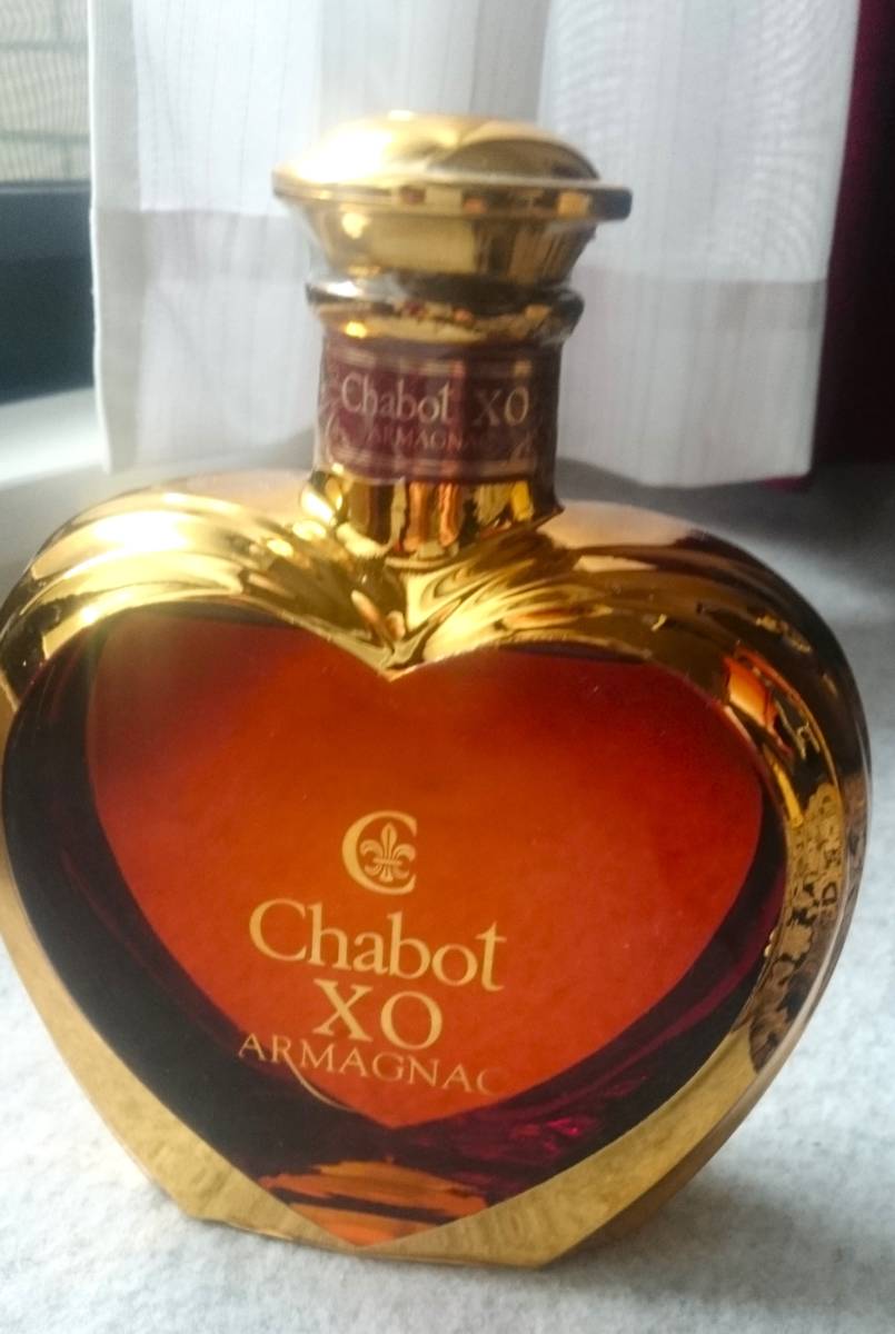 古酒未開封 Chabot XO ハートボトル ゴールド ARMAGNAC 40% 500ml XO
