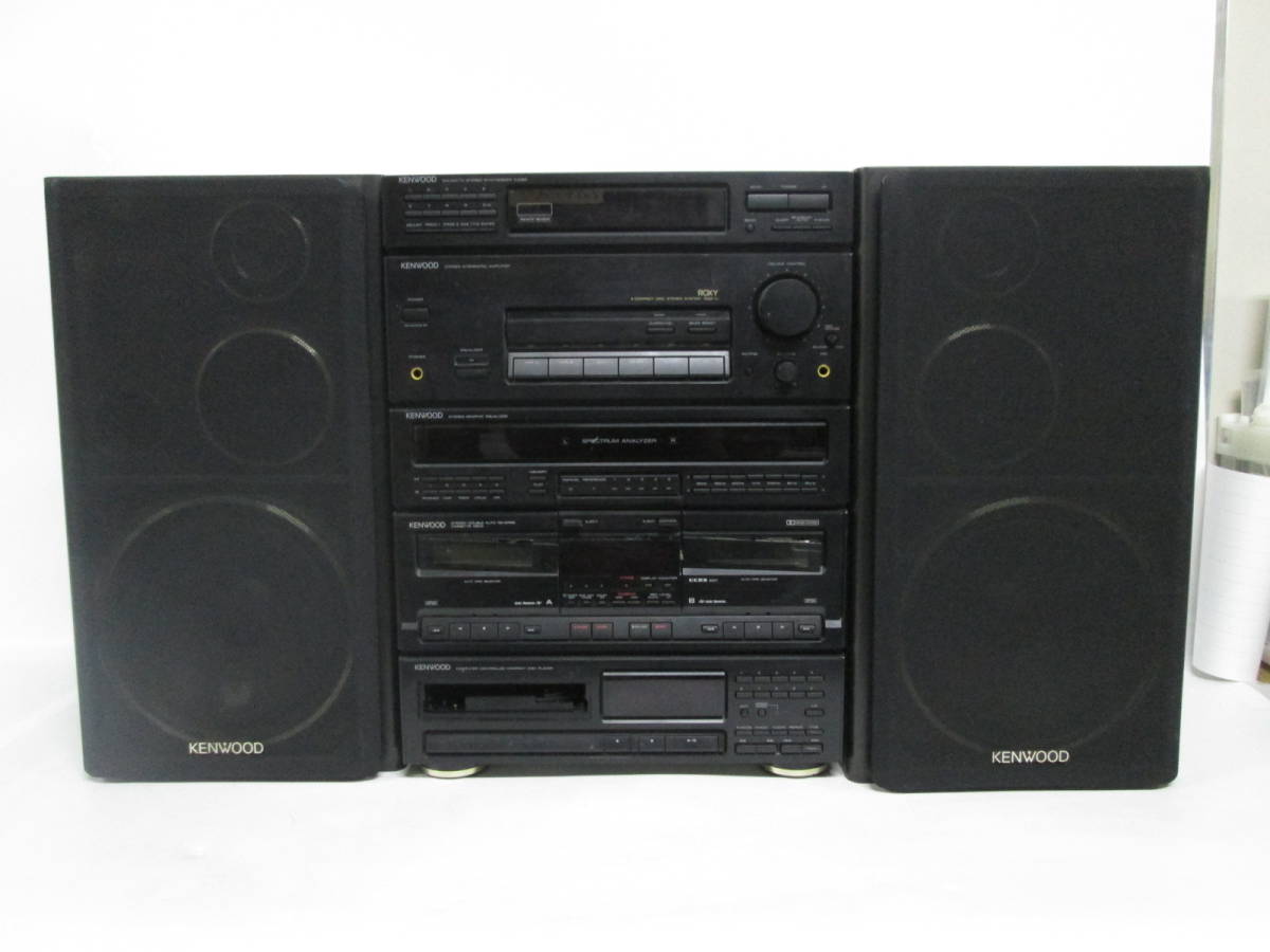 0116 S7767 KENWOOD システムコンポ RXD-1J ケンウッド CDステレオシステム / スピーカー S-1J(システムコンポ ...