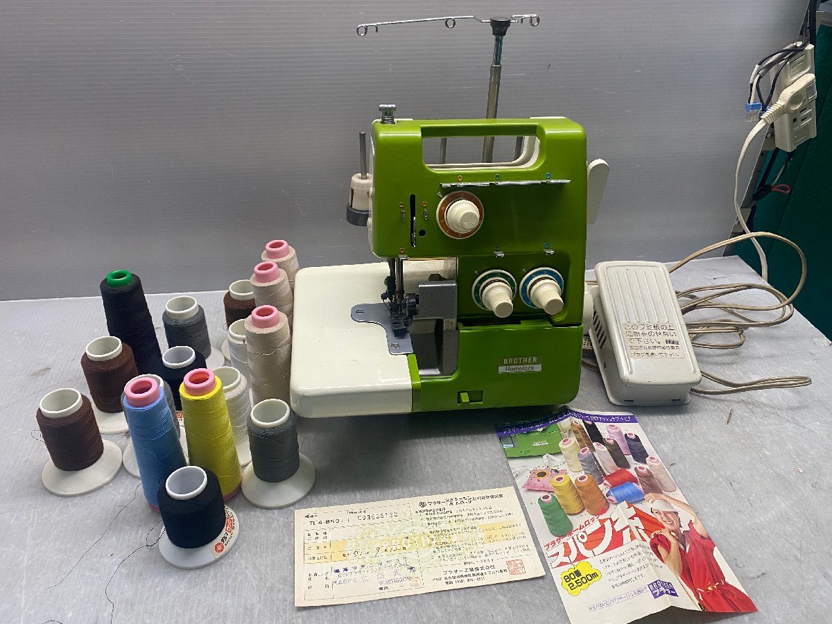 中古 brother ブラザー ミシン HOMELOCK TE4-B965 フットペダル 中古 brother ブラザー ミシン HOMELOCK TE4-B965 フットペダル