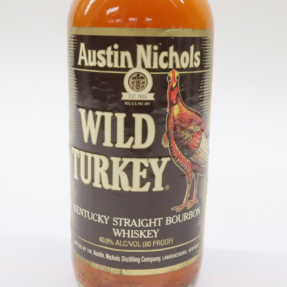 ワイルドターキー ブラウンラベル ウイスキー バーボン 古酒 TURKEY