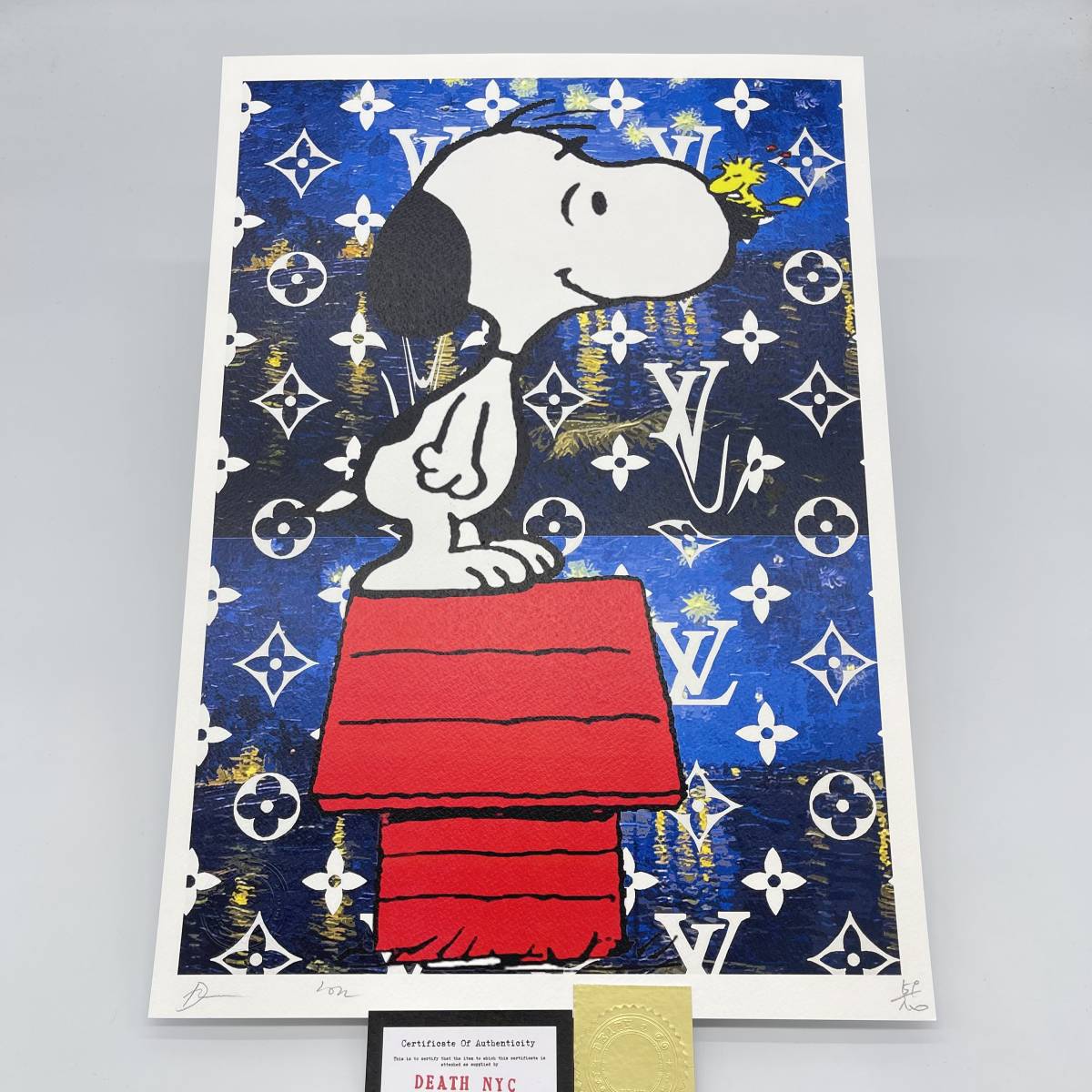 DEATH NYC 世界限定100枚 アートポスター SNOOPY スヌーピー トム