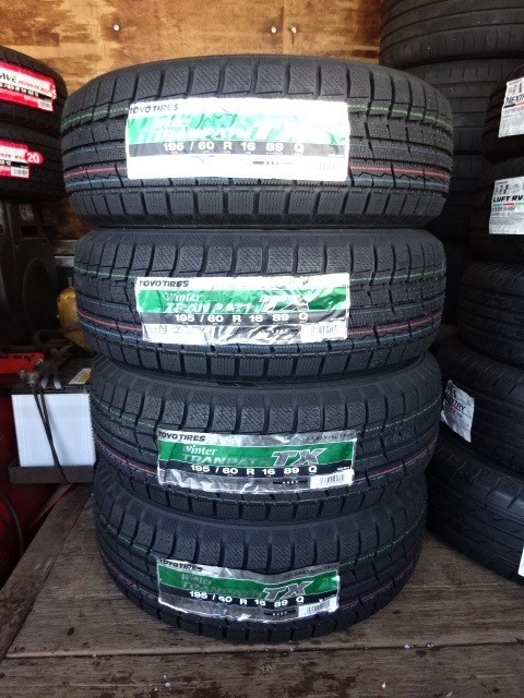 195/60R16　89Q　トーヨータイヤ　TRANPATH　TX　新品スタッドレス４本