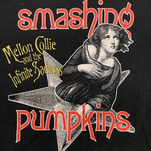 SMASHING PUMPKINS Tシャツ 90s ヴィンテージ ツアーT フォトプリント 