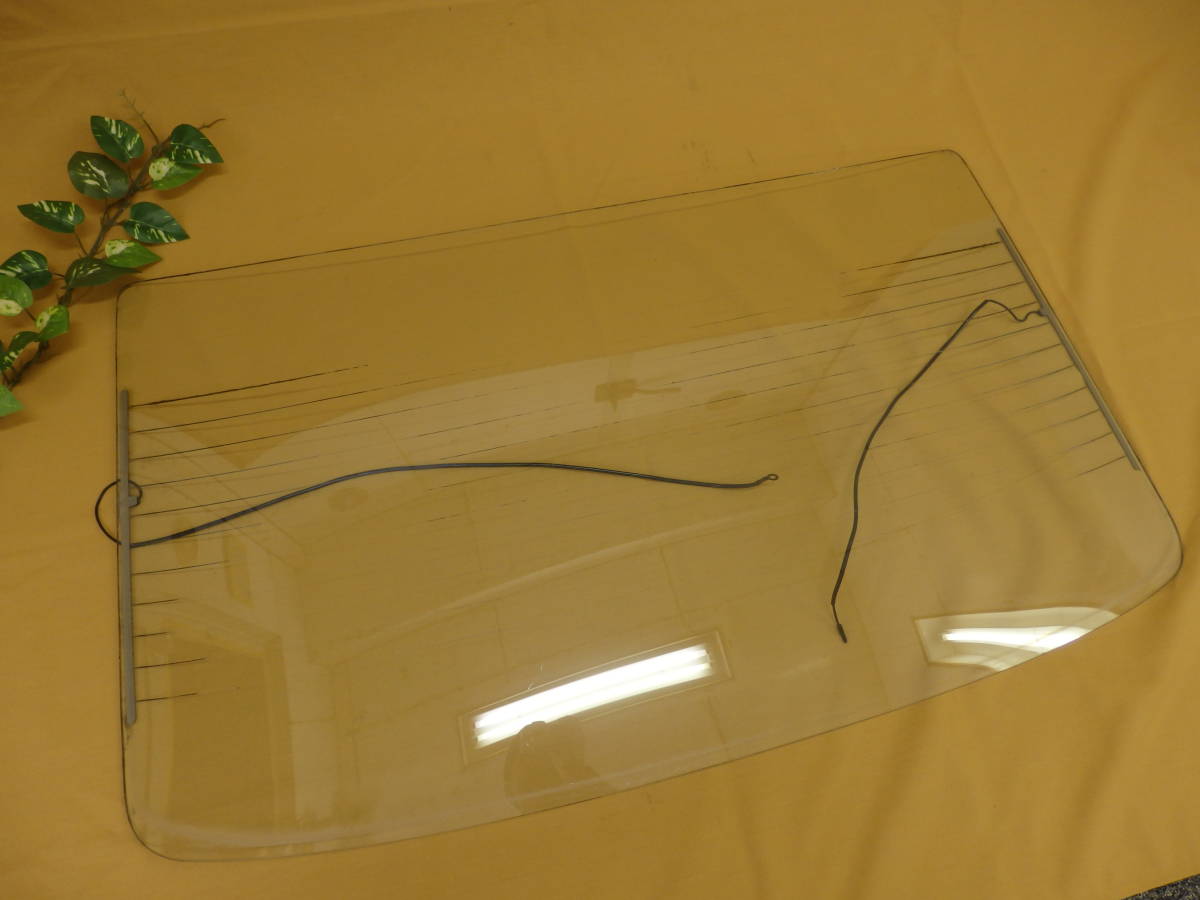 A786 貴重 トヨタ 純正 当時物 絶版品 ★トヨタ TE27 カローラ レビン スプリンター トレノ 熱線付き リア ガラス ★ 旧車 レアパーツ！