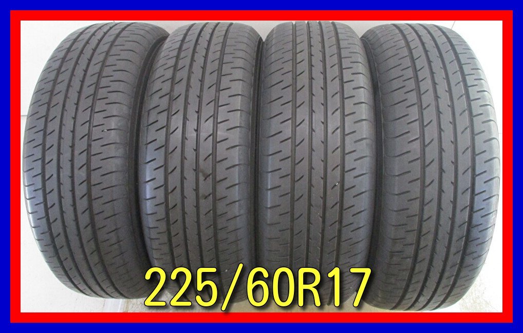ご確認用 □中古タイヤ□ 225/60R17 99H YOKOHAMA BluEarth E51 アルファード