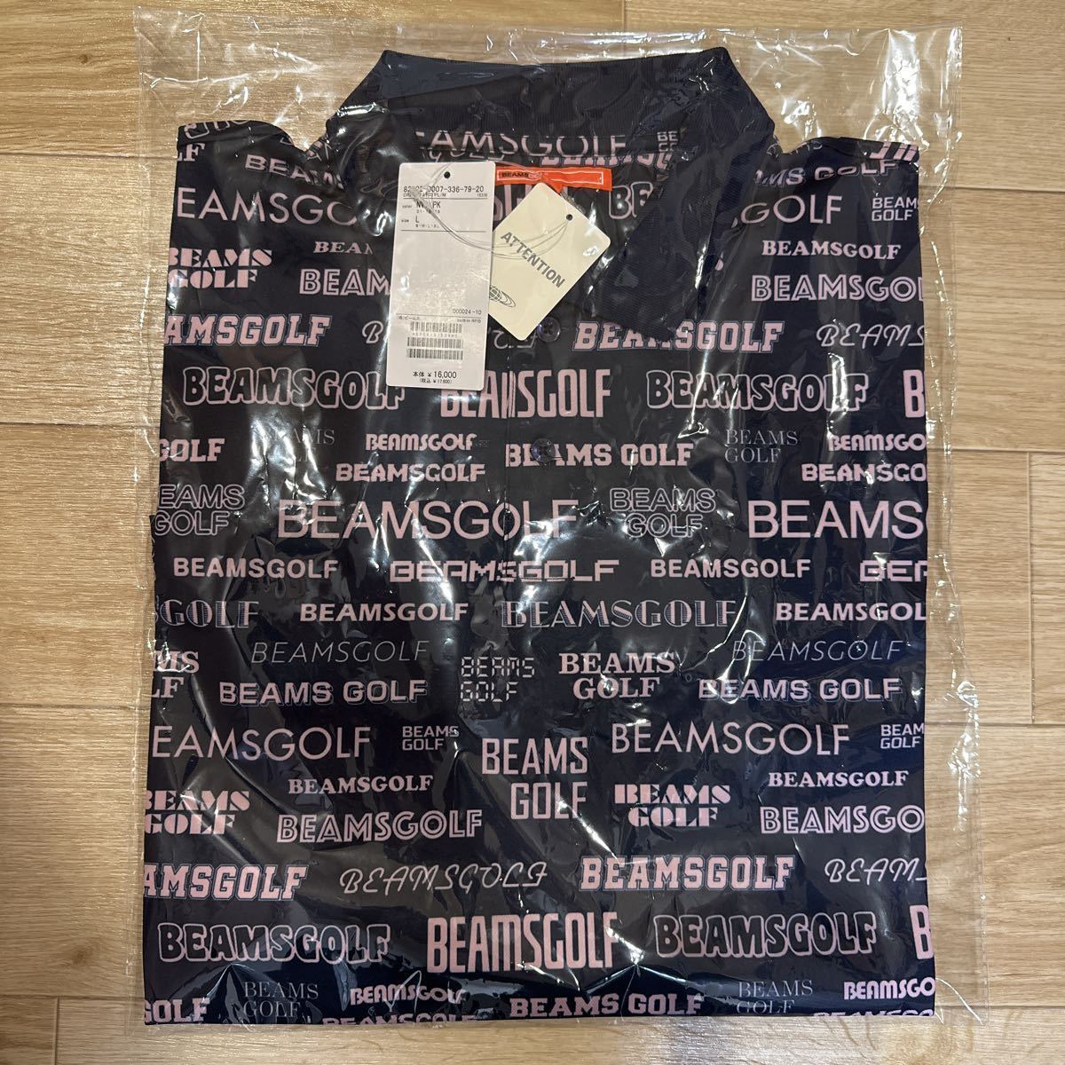 BEAMS GOLF ORANGE LABEL / マルチロゴ ポロシャツ Lサイズ ビームス